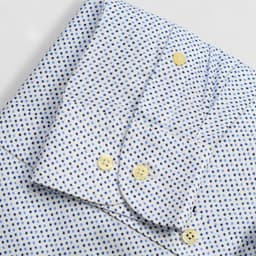 Micro-Print Essential Cotton Shirt thumbnail 3