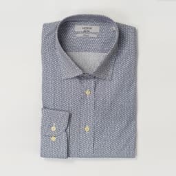 Premium Geometric Print Lorenzi Cotton Shirt thumbnail 1