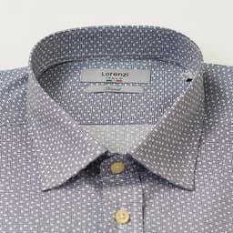 Premium Geometric Print Lorenzi Cotton Shirt thumbnail 2