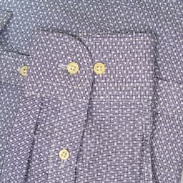 Premium Geometric Print Lorenzi Cotton Shirt thumbnail 3