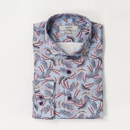 Tropical Fern Print Cotton Shirt thumbnail 1