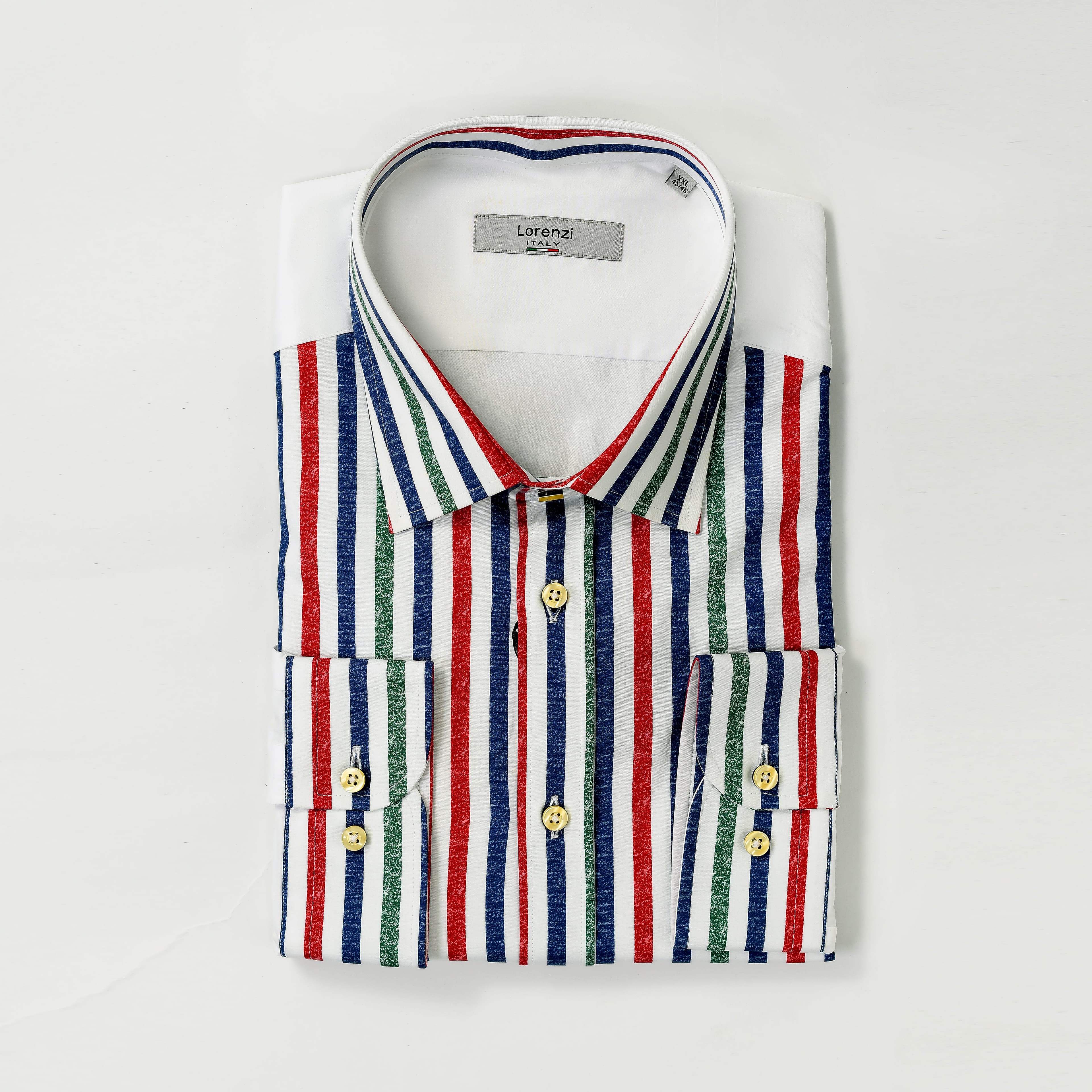 Men Multi-Stripe Cotton Shirt