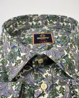 Premium Floral Slim Fit Cotton Shirt thumbnail 2