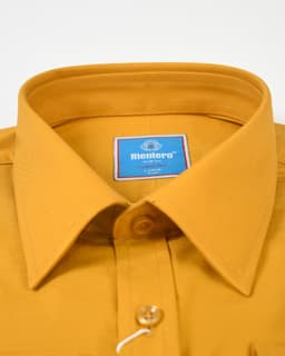 Premium Mustard Cotton Formal Shirt thumbnail 2