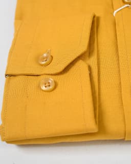 Premium Mustard Cotton Formal Shirt thumbnail 3