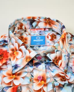 Premium Floral Print Cotton Shirt thumbnail 2