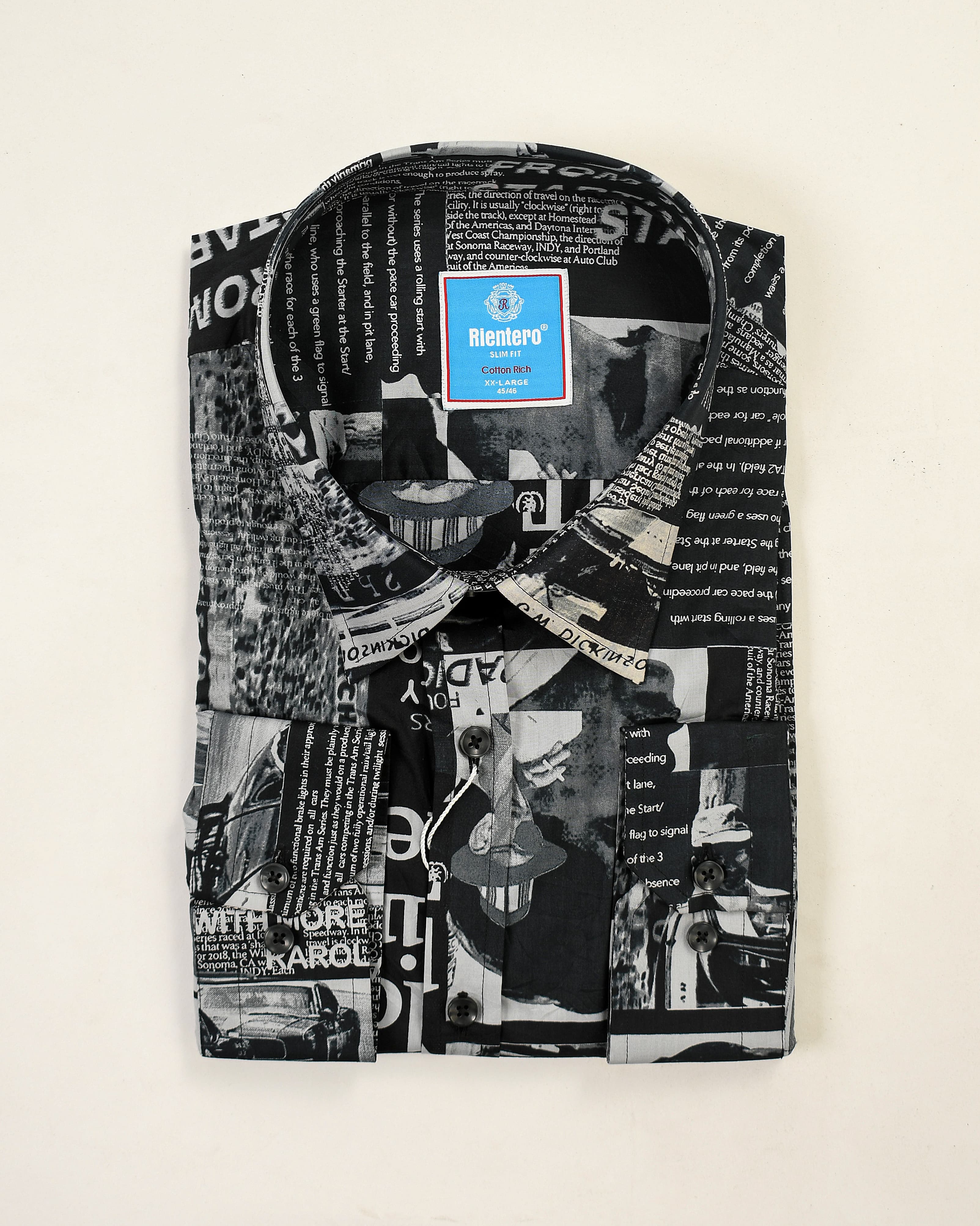Urban Graphic Print Cotton Shirt