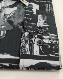 Urban Graphic Print Cotton Shirt thumbnail 3