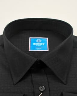 Men’s Classic Black Cotton Shirt thumbnail 2
