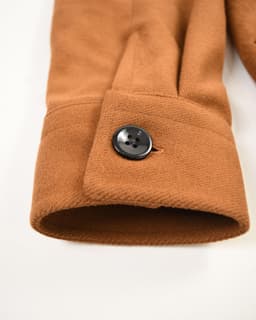 Brown Twill Harrington Jacket thumbnail 3