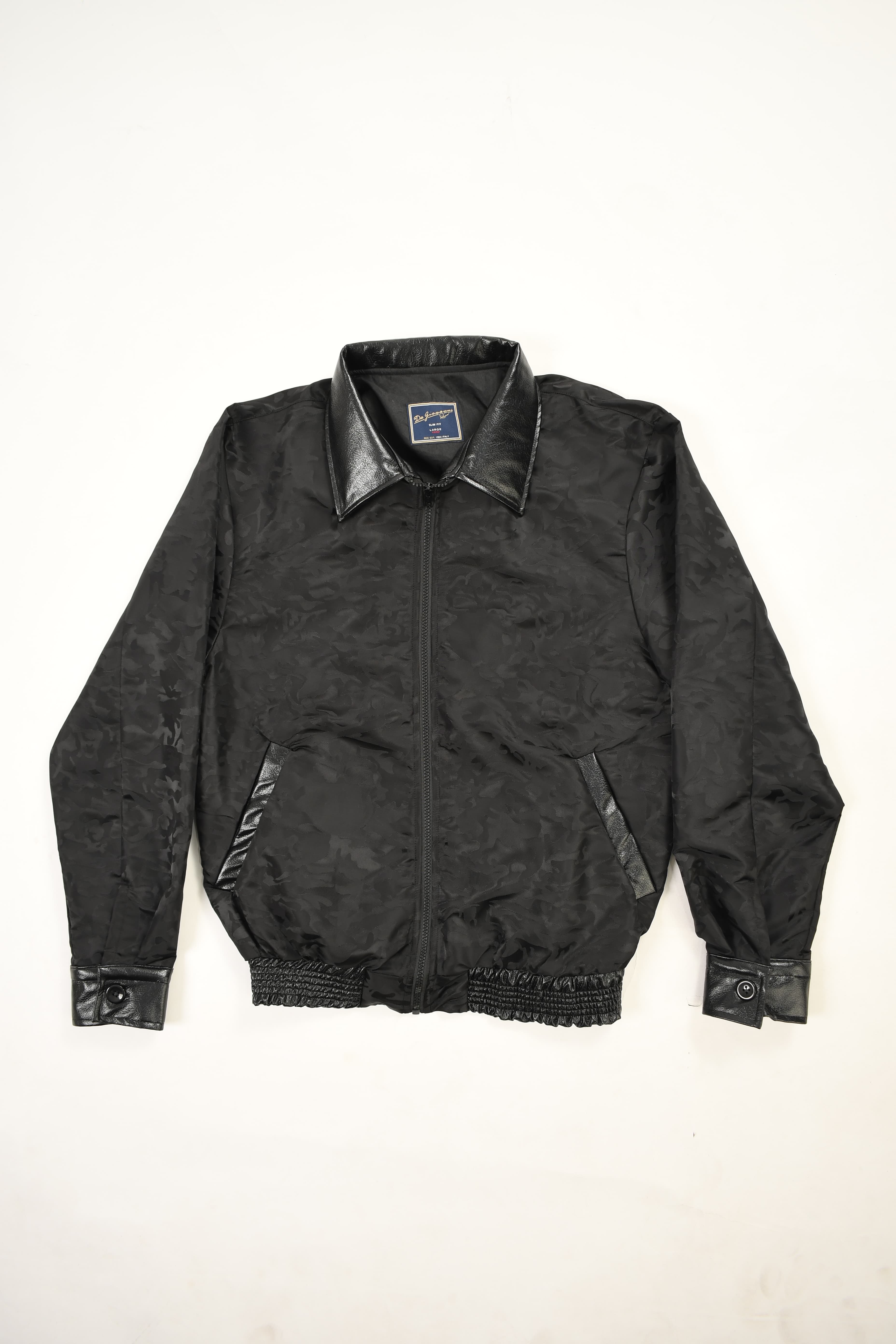 Obsidian Wool Harrington Jacket
