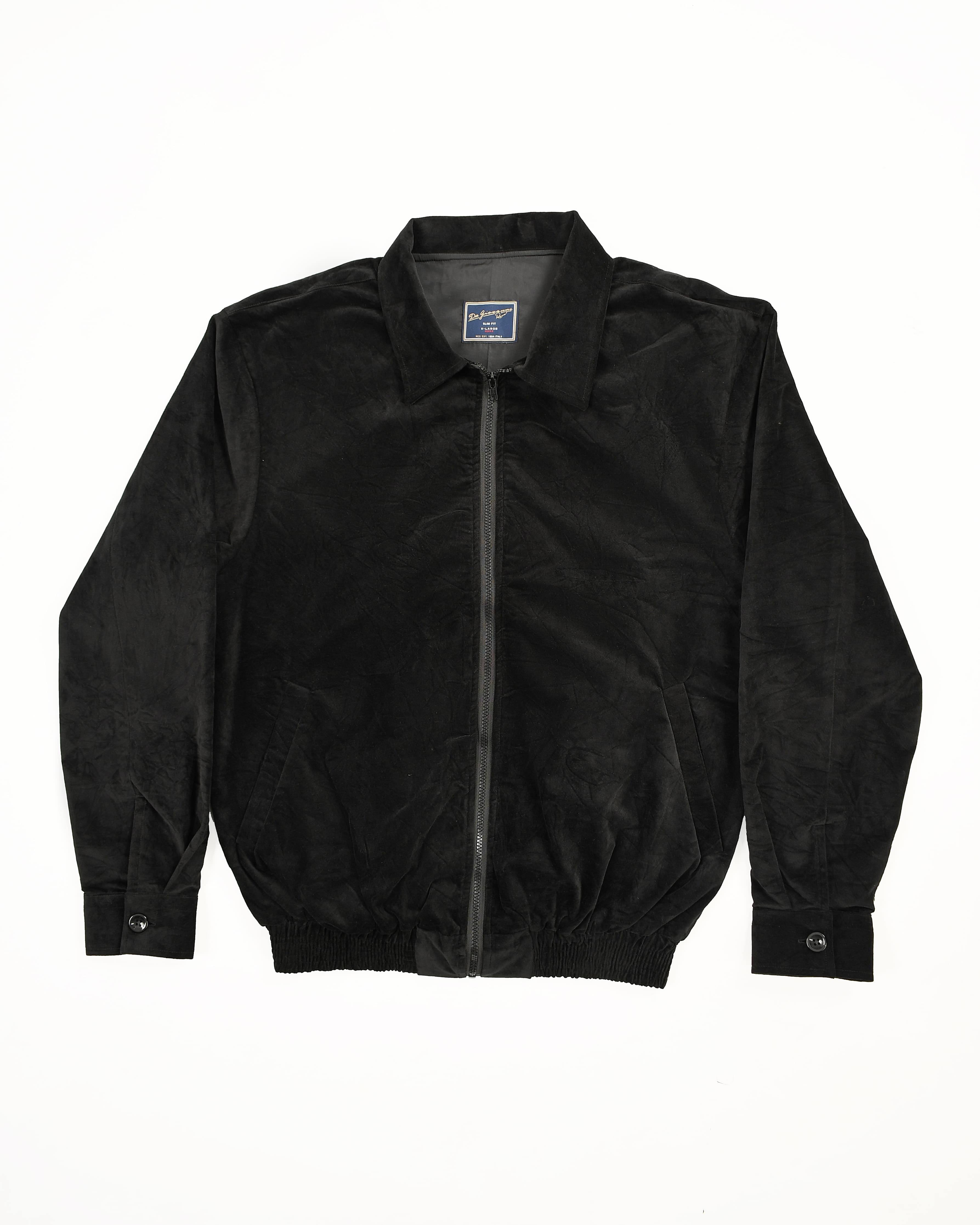 Midnight Velvet Harrington Jacket